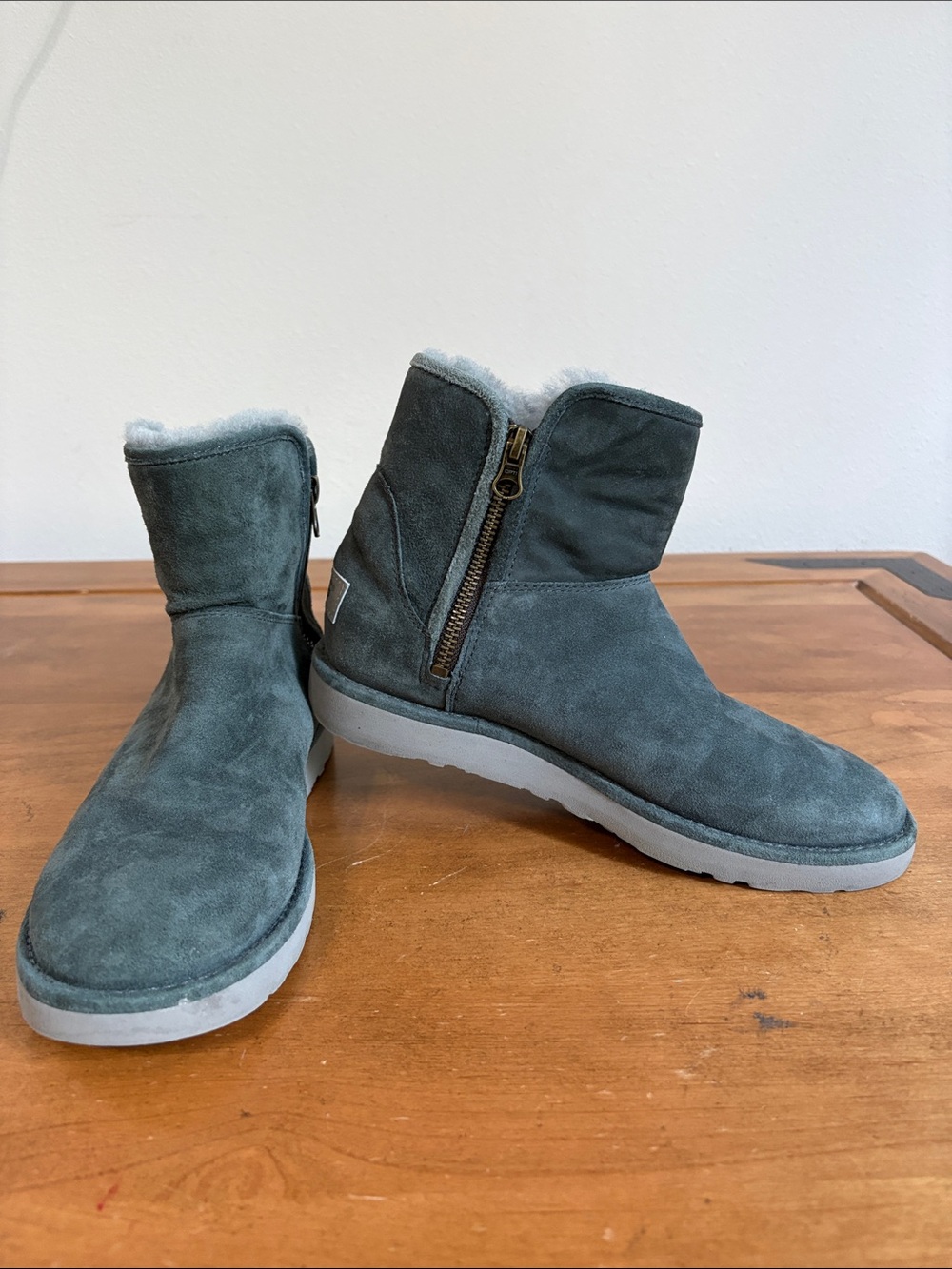 UGG  Suede Ankle Boots in Gray Size 7